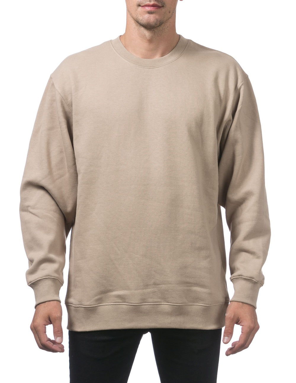 Heavyweight Crew Neck Fleece Pullover Sweater