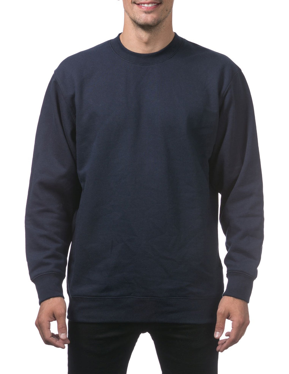 Heavyweight Crew Neck Fleece Pullover Sweater