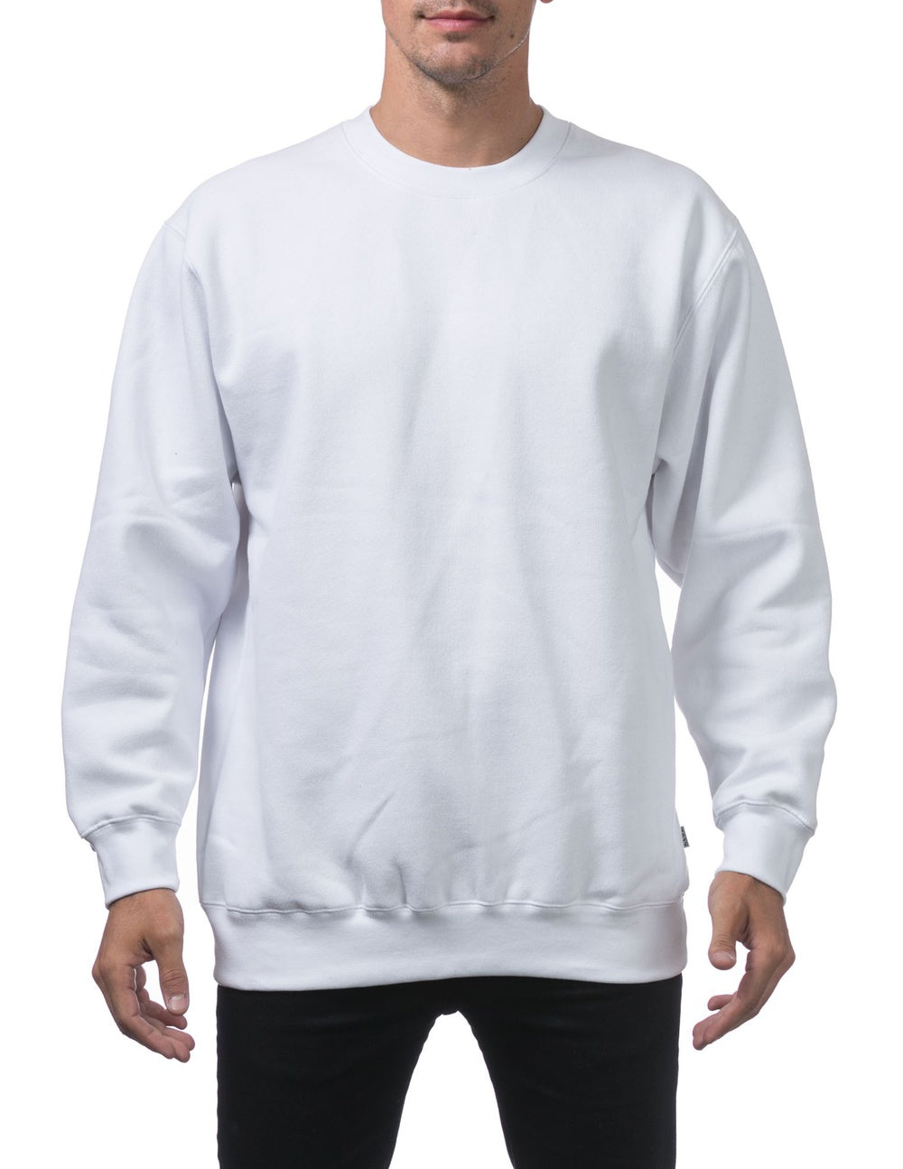 Heavyweight Crew Neck Fleece Pullover Sweater